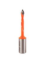 Whiteside DT4-57LH LH Dowel Drill Thru Hole V-Point CT 4mmCD 57mmOAL
