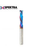 Amana 46350-K CNC Solid Carbide Spektra™ Extreme Tool Life Coated Mortise Compression Spiral 1/4 Dia x 1 Inch x 1/4 Shank