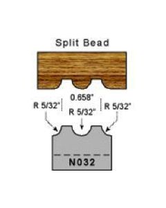 5/32 split bead profile