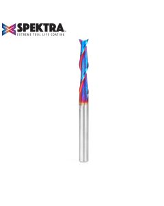 Amana 46399-K Solid Carbide Spektra™ Extreme Tool Life Coated Spiral Plunge 1/4 Dia x 1-3/8 x 1/4 Inch Shank Up-Cut