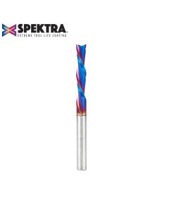 Amana 46421-K Solid Carbide Spektra™ Extreme Tool Life Coated Spiral Plunge 1/4 Dia x 1-1/4 x 1/4 Inch Shank