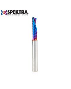 Amana 51505-K Solid Carbide CNC Spektra™ Extreme Tool Life Coated Spiral 'O' Flute, Plastic Cutting 1/4 Dia x 1 x 1/4 Inch Shank Down-Cut Router Bit