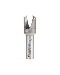 Amana 55221 Carbide Tipped Plug Cutter for Drill Press 49/64 Dia x 1/2 x 1/2 Inch Shank